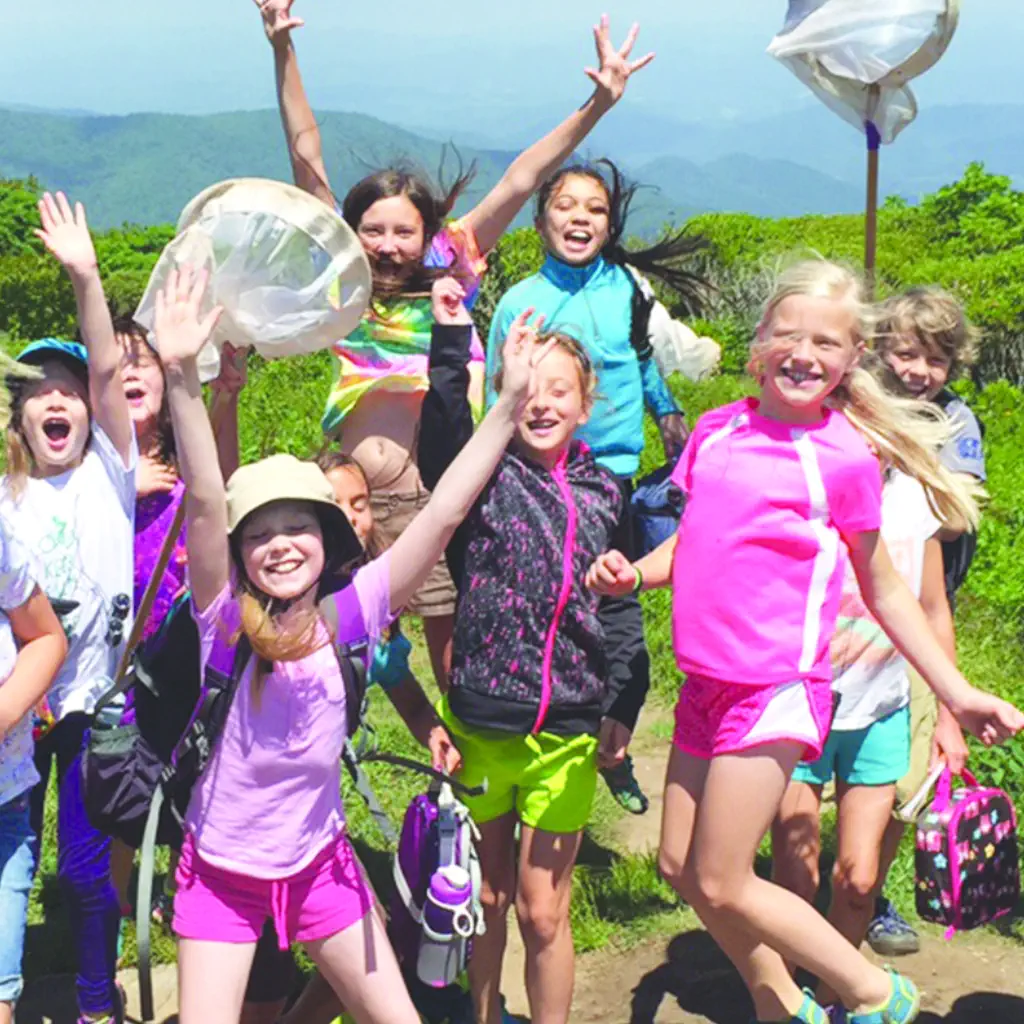 Students on a field trip