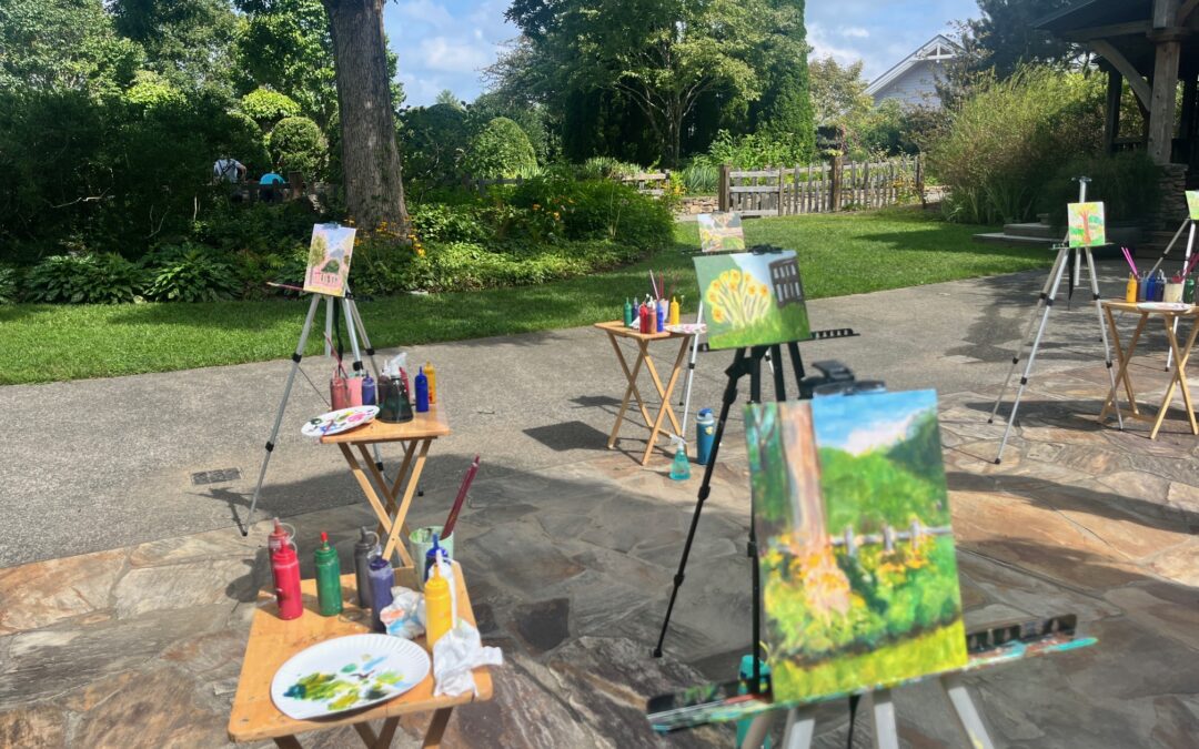 Plein Air Painting in the Gardens