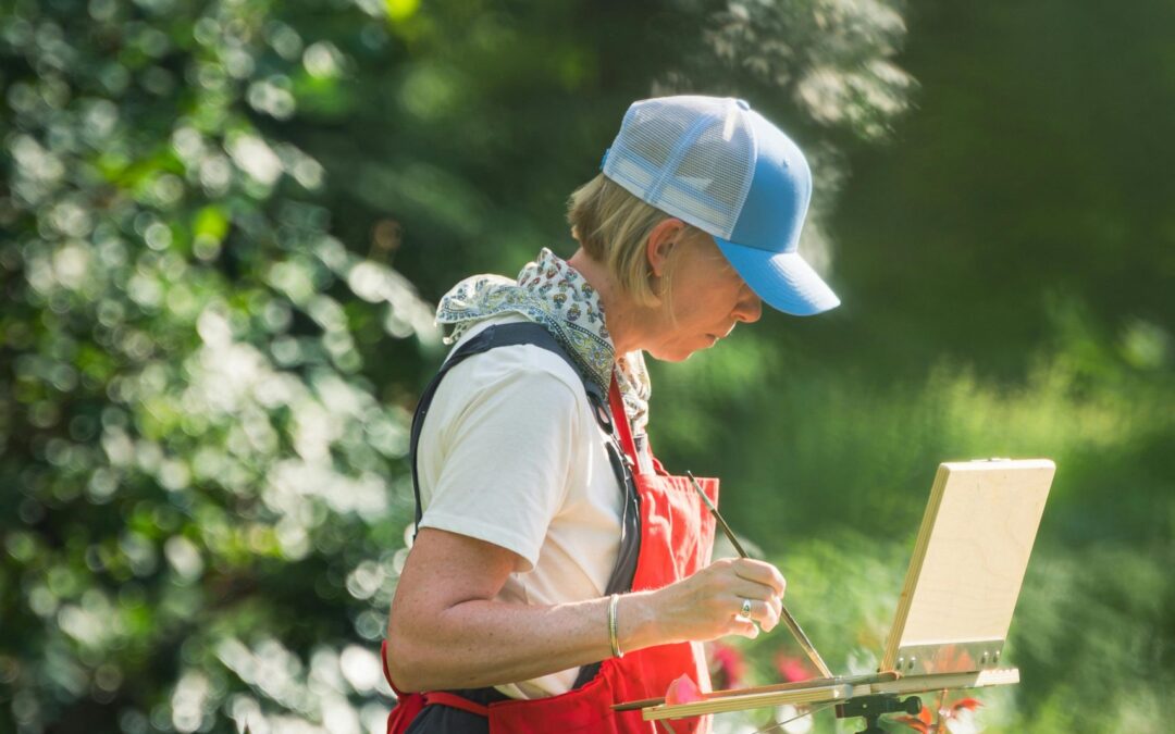 Plein Air Painting in the Gardens