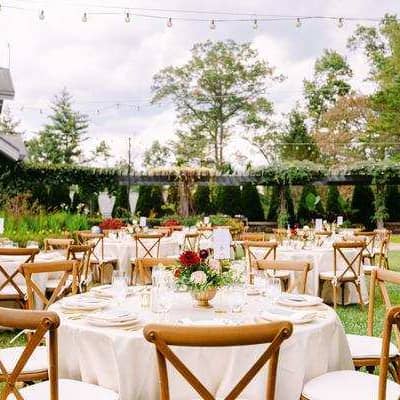 Set up for wedding