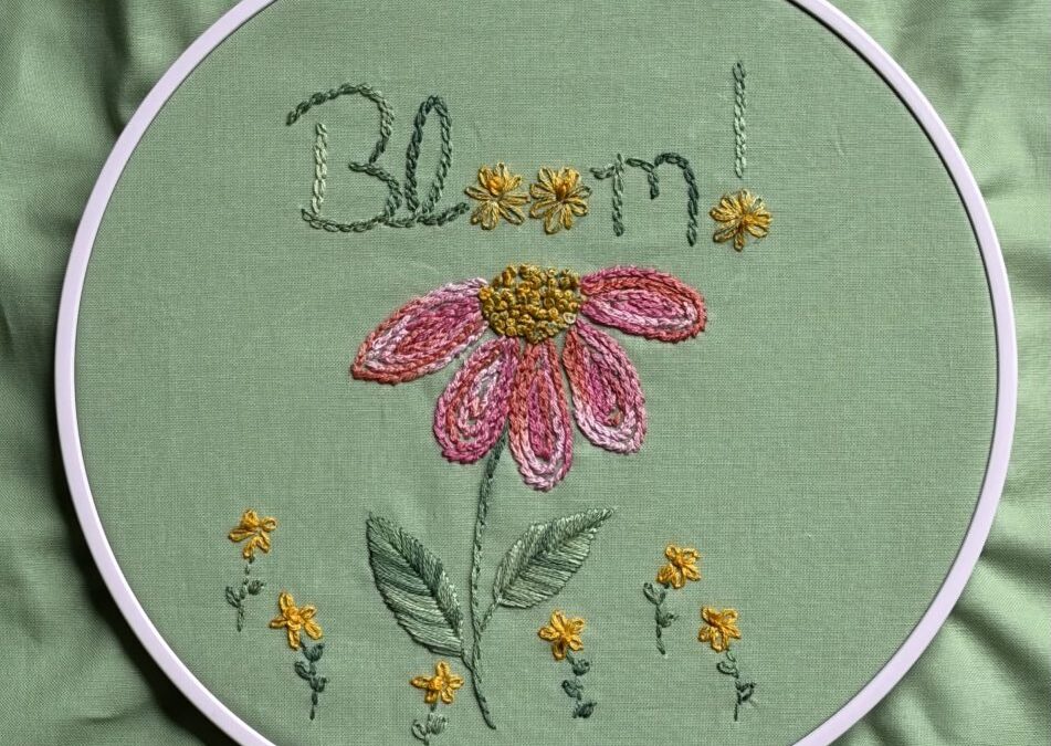 Blooms in a Hoop: Beginner Embroidery Workshop