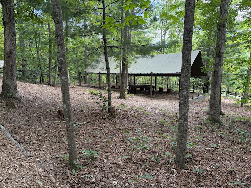 Tupelo outdoor classroom pavilion and natural setting.