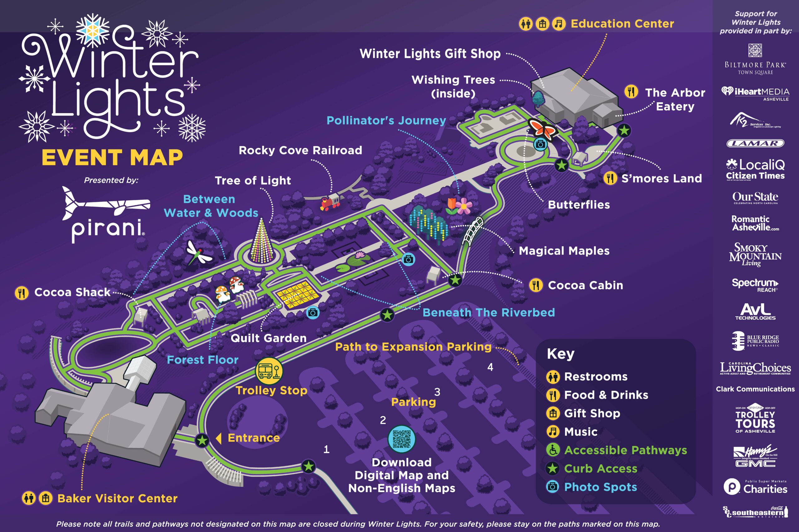 Winter Lights 2026 Map