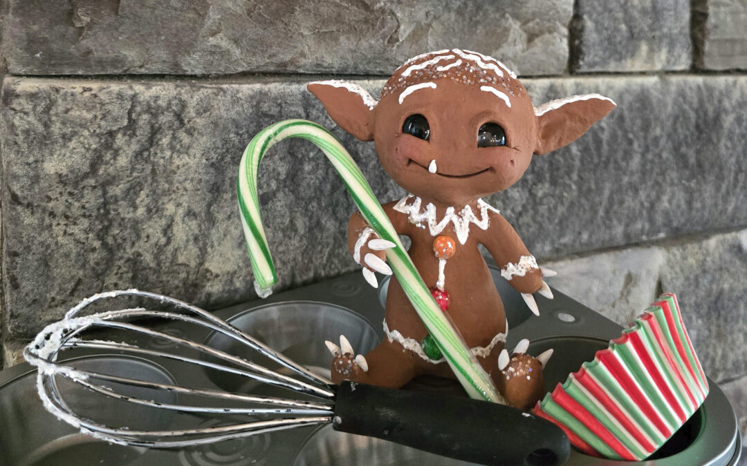 Handmade Holiday: Clay Gingerbread Cookie Monsters